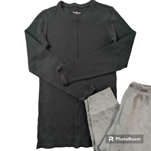 Fruit Of The Loom Men's Thermal Underwear Sz S Blue Black Gray 4 Piece Lot - Picture 6 of 12